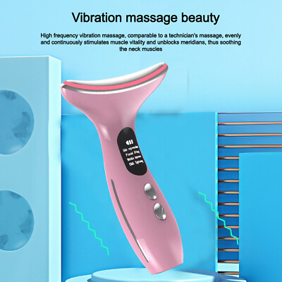 Micro Glow Microcurrent Portable Face Neck Lifting Tightening Massager Machine $21.66