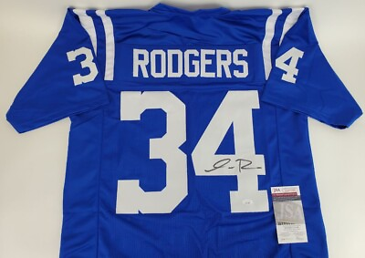Isaiah Rodgers Signed Indianapolis Blue White Football Jersey Autographed w COA $59.40