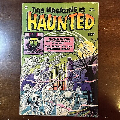 #ad This Magazine is Haunted #6 1952 PCH Golden Age Horror $250.00