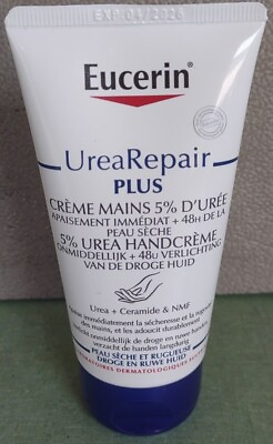 #ad Eucerin UreaRepair Plus Hand Creme 5% Urea 75ml Exp.04 2026 $14.97