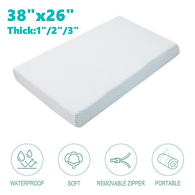 #ad Child Crib Mattress Infant Memory Foam Portable Toddlers Mattress 12 3quot; Thick $29.99