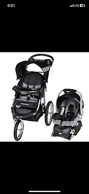 #ad Baby Trend Expedition Jogger Travel System Millennium White $200.00