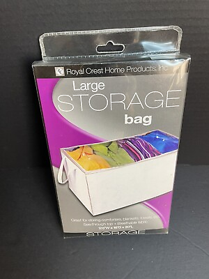 #ad Anti Dust Large Storage Bag For Clothes Blanket Storage Home Organizer $9.99