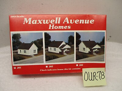 #ad RIX Products HO 201 Maxwell Ave Homes Kit home with no porch OUR78 $7.00