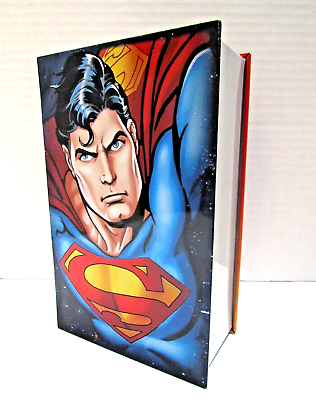 SUPERMAN LARGE COLLECTOR#x27;S TIN LITHOGRAPH STORAGE BOX FEATURING THE MAN OF STEEL $24.95
