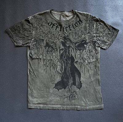 #ad Affliction x Korn Signature Series T Shirt Made In USA $120.00