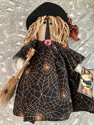 #ad Halloween decor witch 10” tall $15.00