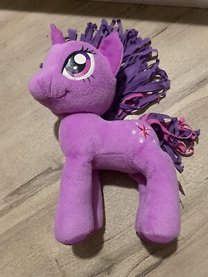 #ad Hasbro My Little Pony Twilight Sparkle Plush Stuffed Animal Purple Unicorn 2012 $9.93