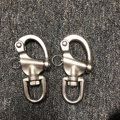 #ad Scuba Choice 9cm SS Swivel Snap Shackles Quick Release Bail Rigging $28.49