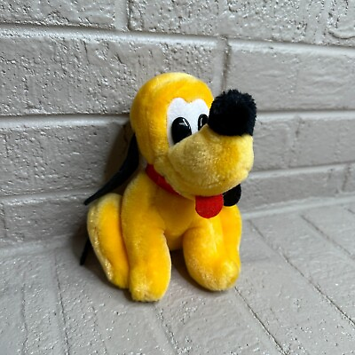 #ad Vintage Disney Walt Disney World Pluto Plush 6quot; $11.05