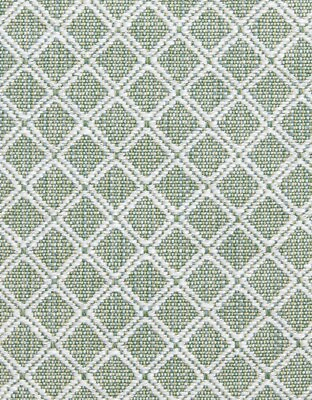 Rebecca Atwood INDOOR OUTDOOR Diamond Weave Uphol Fabric Lattice Grass 3.65 yds $255.50