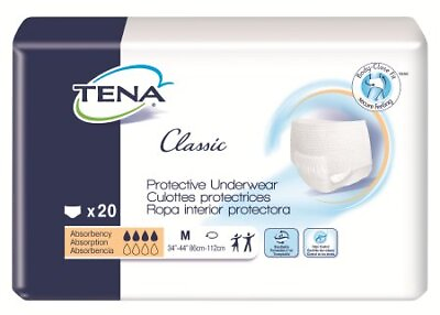 #ad SCA 72513 Tena Classic Protective Underwear Regular Abs Medium 34 44 CS 80 $81.53