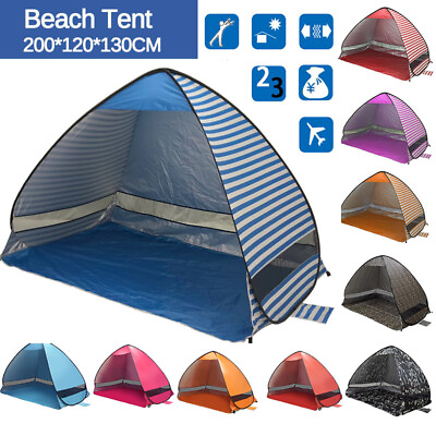 2 3 Person Instant Up Family Large Camping Tent Waterproof Outdoor Hiking Travel $25.82
