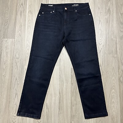 Mugsy Bruisers Dark Indigo Denim Classic Jeans Tapered Leg Mens Size 35x30 $49.99