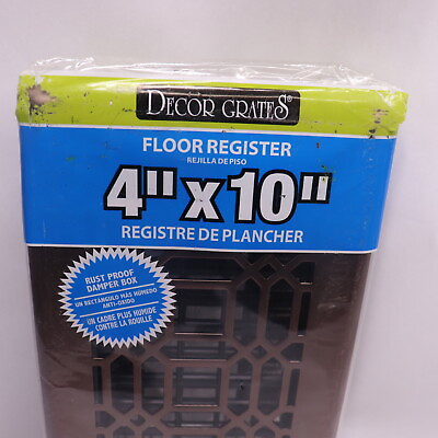 #ad Decor Grates Floor Register Rubbed Bronze 4x10quot; NGH410 RB $16.37