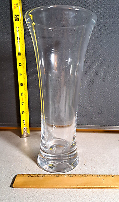 #ad Vintage Simon Pierce Crystal Vase 11in. #1637Window $87.69