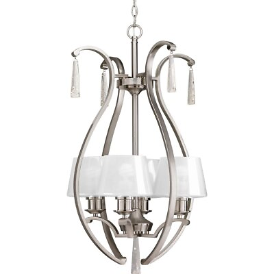 #ad Progress Lighting P3576 09 Transitional Four Light Foyer Chandelier from Dazzle $328.06