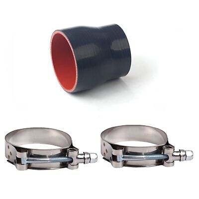 #ad 1.25quot; to 1.5quot; inch Silicone Reducer Coupler Turbo hose 32 38mm 2x T Bolt Clamps $6.88