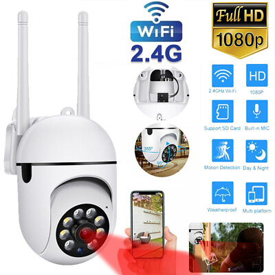 #ad Wireless 2.4G WiFi Security Camera System Smart outdoor Night Vision Cam 1080P $12.58