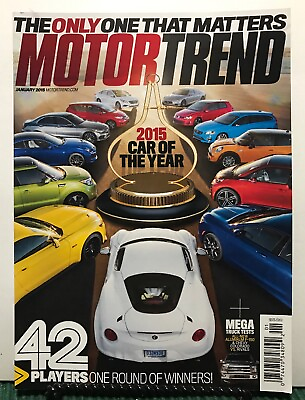 #ad #ad Motor Trend Only One That Matters Car Of The Year January 2015 FREE SHIPPING JB $9.99