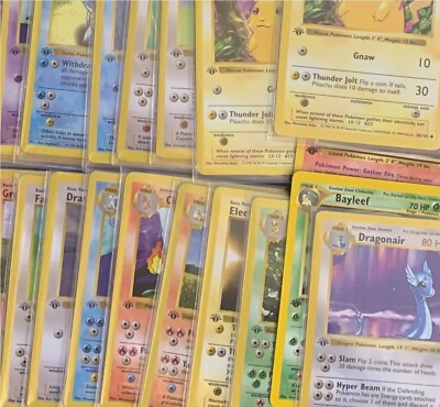 1st Edition Old Pokemon Cards 100% Vintage Pack ONLY WOTC $15.20