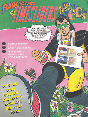 Flash Wayback amp; the Timesliders Flash to the #x27;60s Like New USPS Magazine $6.49