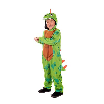 Kids Dinosaur Costume S XL Boys Girls Prehistoric Dragon Jumpsuit $34.95