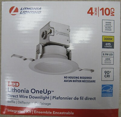 #ad Lithonia Lighting LED OneUp 4 Inch Recessed Light Integrated Kit Downlight $17.74