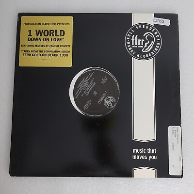 #ad 1 World Down On Love PROMO SINGLE Vinyl Record Album $4.62
