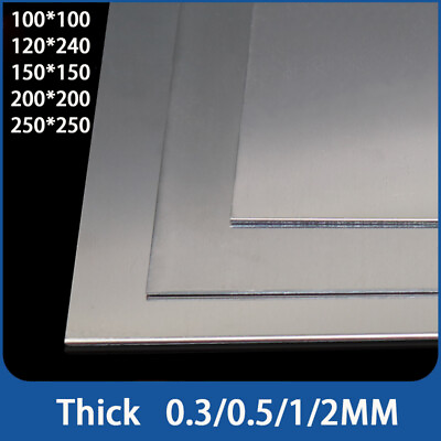 #ad Multi Size Square Thin Aluminium Sheet Chassis Plate Handmade Model DIY Design $2.36