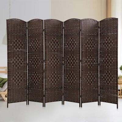 #ad 4 6 8 Panel Room Divider Folding Privacy Wooden Screen Partition Wall Divider $63.41