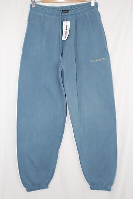 #ad iets frans Embroidered Jogger Pants Blue $42.49