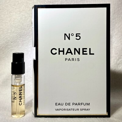 Chanel No. 5 Eau de Parfum EDP Sample Spray .05oz 1.5ml New in Card $14.89