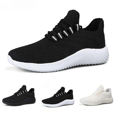 #ad Mens Outdoor Running Sports Gym Ultralight Flats Casual Fashion Sneakers Shoes $47.03