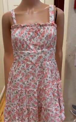 #ad NWOT Trixxi Floral Dress Adjustable Straps Size Small $8.00