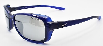 #ad Nike Breeze CT8031 410 Women#x27;s Sunglasses Midnight Navy Blue Gray $70.02