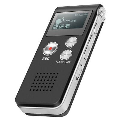 #ad Digital Voice Recorder Dictaphone Audio Sound Recorder Mini Small Spy Lecture US $16.89