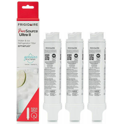 #ad 1 6Pcs Frigidaire EPTWFU01 Pure Source Ultra II Refrigerator Water Filter Sealed $34.08