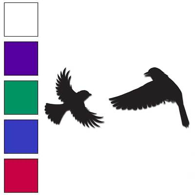 #ad Crows Bird Vinyl Decal Sticker Multiple Colors amp; Sizes #6122 $23.95