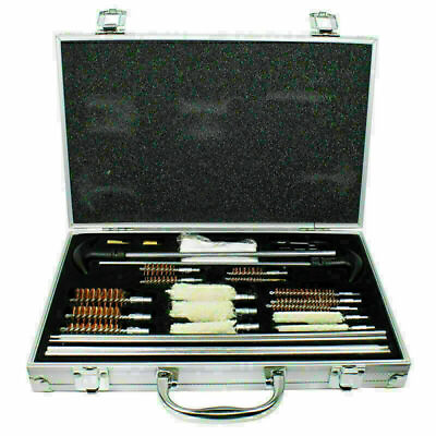 #ad 126Pcs Universal Pro Gun Cleaning Kit for Pistol Rifle Shotgun Firearm Cleaner $25.49