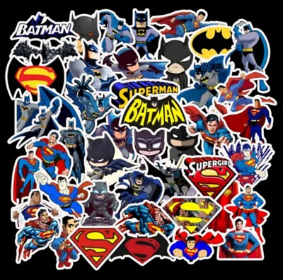 10 PCS DC Batman Superman Stickers BRAND NEW $2.99