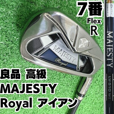 #ad Luxury MAJESTY Royal 7 single iron carbon hardness R from Japan Used $325.00
