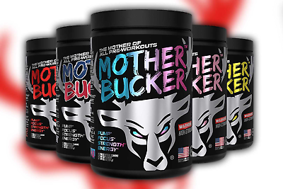 #ad BUCKED UP MOTHER BUCKER PRE WORKOUT Pump Focus Strength Energy High Stimulant $39.99