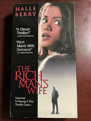 #ad The Rich Mans Wife VHS 1997 $1.80