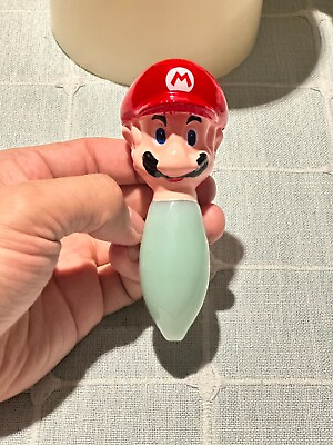 #ad Super Mario Handmade Glass Pipe Bees Spoon Pipes Tobacco Smoking $9.99