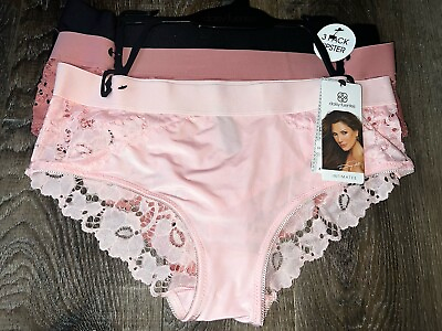 #ad Daisy Fuentes Womens Hipster Underwear Panties 3 Pair Polyester Blend M $17.80