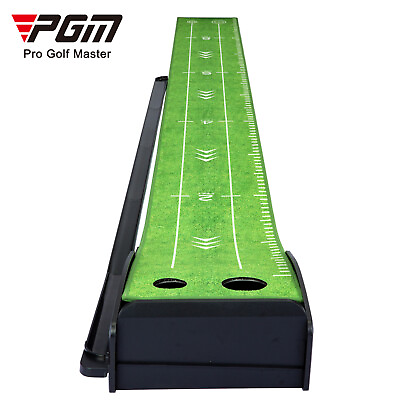 #ad PGM Practice Putting Mat Indoor Golf Putting Green with 1 2 Hole Golf Accessorie $63.40
