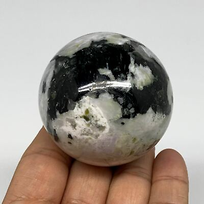 #ad 200.7g2quot; 52mm Natural Rainbow Moonstone Sphere Ball Gemstone @IndiaB21378 $18.00