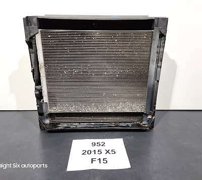#ad ✅ 14 19 BMW F15 X5 F16 X6 N63 Engine Main Radiator Cooling ASSEMBLY w Fan $650.95