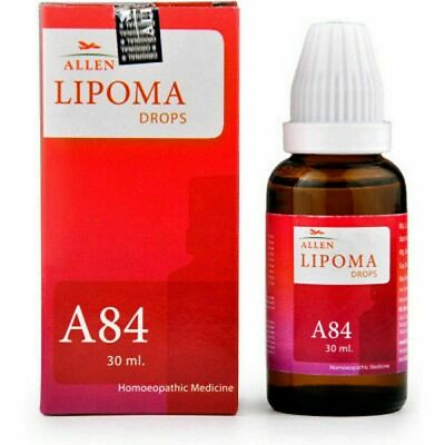#ad Allen Homoeopathic A84 Lipoma Drops 30ml Free Shipping $10.99